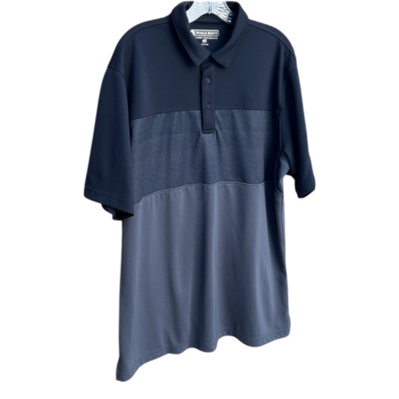 Pebble Beach Dry-Luxe Performance Golf Polo Size XL Black Gray - Picture 3 of 16